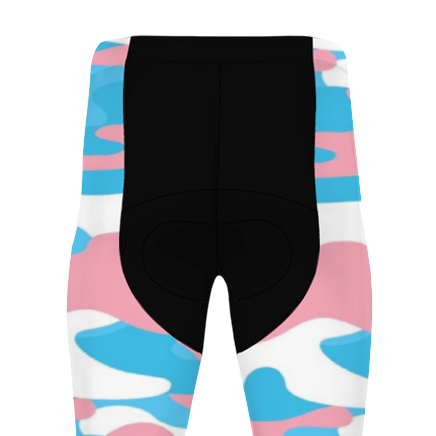 Plus Size Blue Pink White Pride Camouflage Black Breathable Polyester Cycling Skins