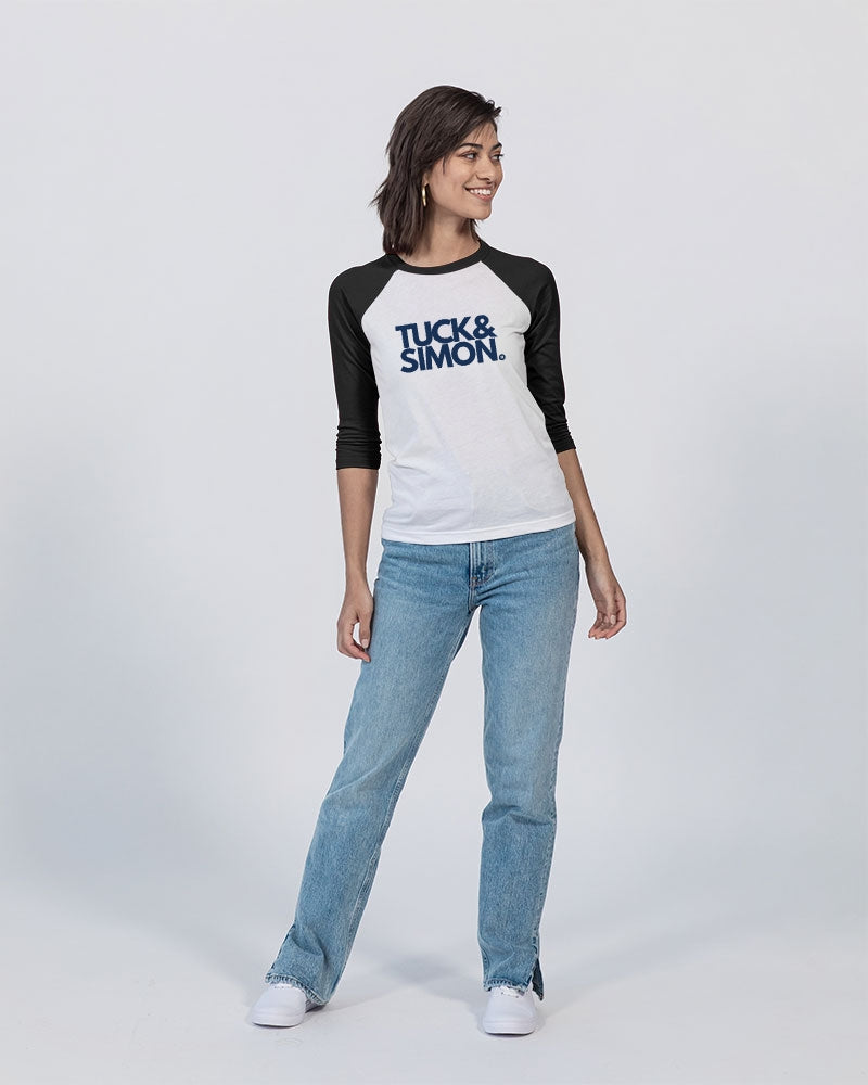 Teen Tuck&Simon 3/4 Sleeve Baseball T-Shirt