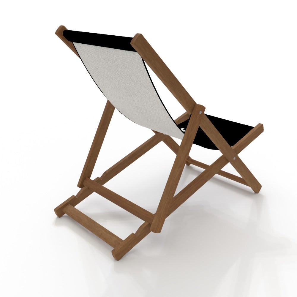 Blue Pink White All Over Pride Hashtag Series Canvas Deckchair