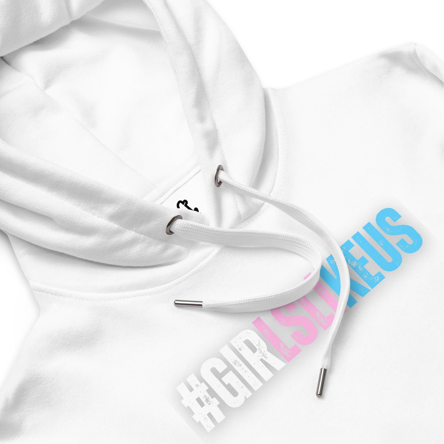 Blue Pink White 'GIRLSLIKEUS' Super Soft Organic Cotton Hoodie