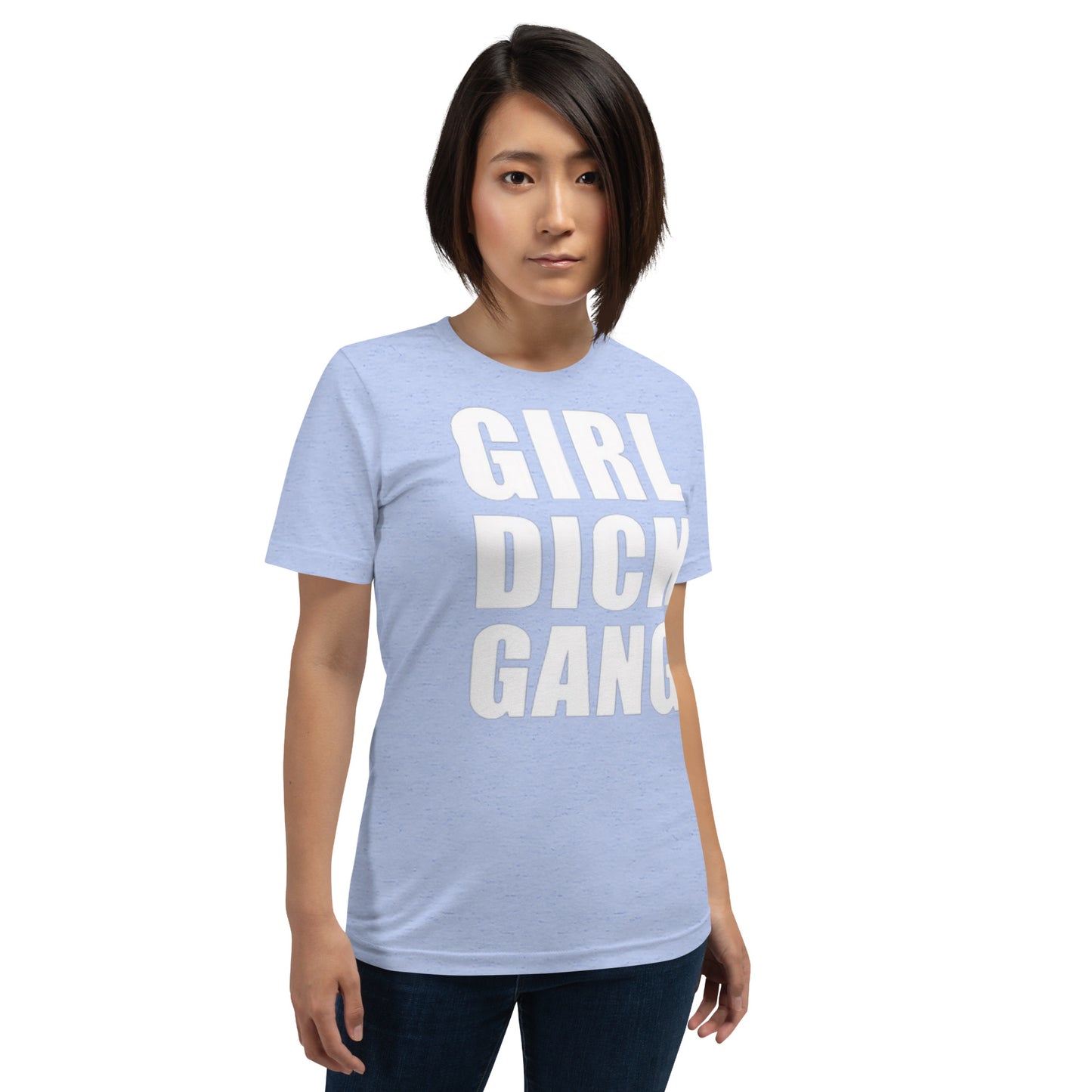 Teen 'GIRL DICK GANG, Girls Have Dicks Too, Get Over It!' Short-Sleeved T-Shirt