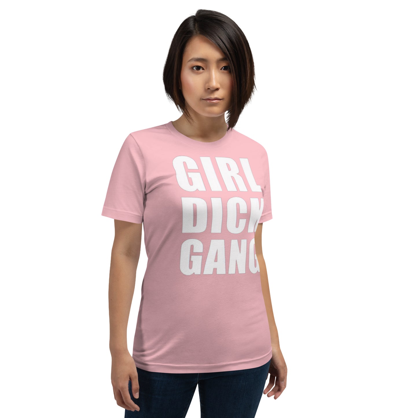 Teen 'GIRL DICK GANG, Girls Have Dicks Too, Get Over It!' Short-Sleeved T-Shirt