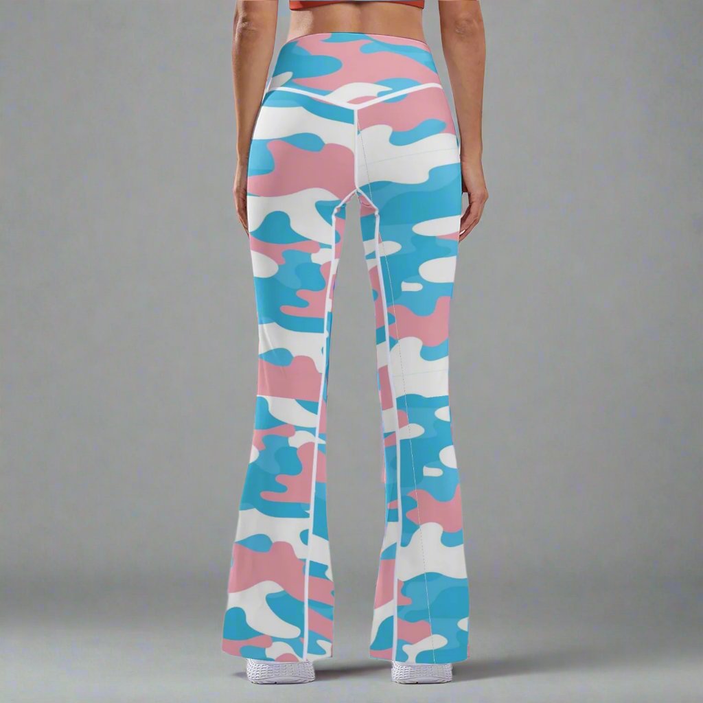 XS-2XL Blue Pink White Pride Camo Clubbing Pants