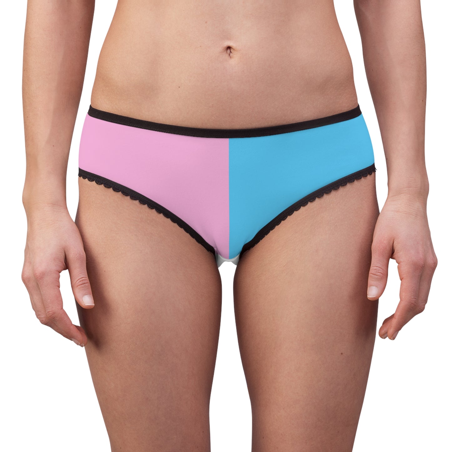 XS - 2XL Blue Pink White Pride High-Cut Knickers