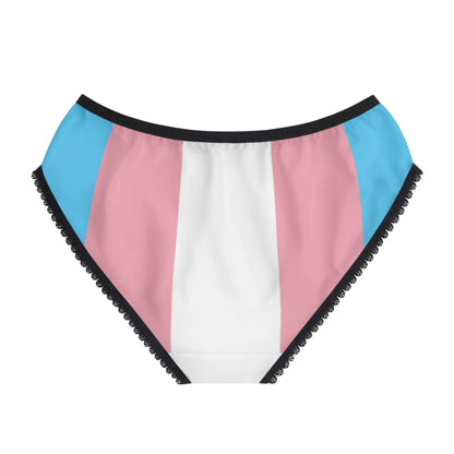 XS - 2XL Blue Pink White Pride High-Cut Knickers