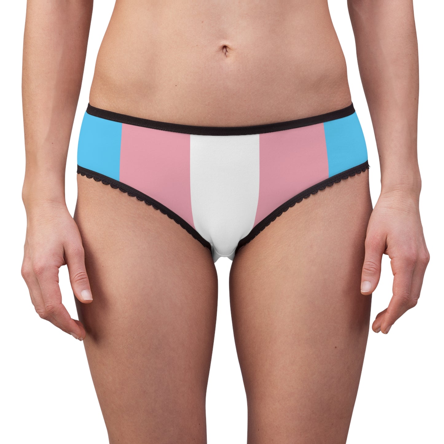 XS - 2XL Blue Pink White Pride High-Cut Knickers