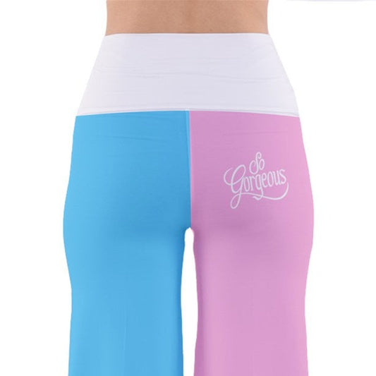 Teen - Plus Size Blue Pink White Pride 'So Gorgeous' So Vintage Palazzo