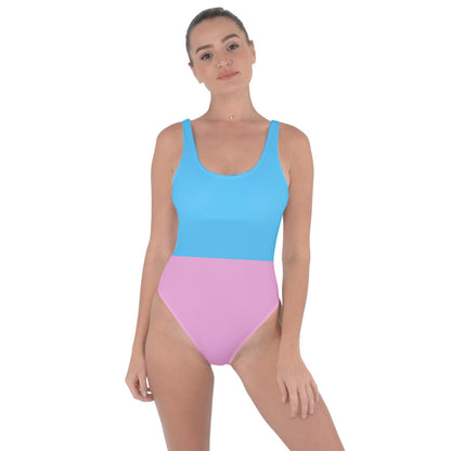 XS-3XL Blue Pink White Pride Bring-Sexy-Back Swimsuit