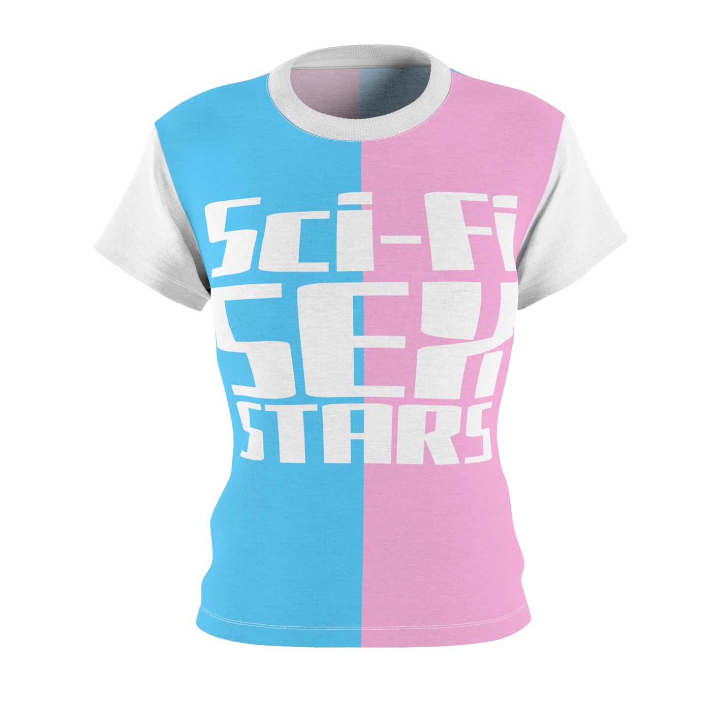 XS - 2XL Blue Pink White 'SCI-FI SEX STARS' T-Shirt