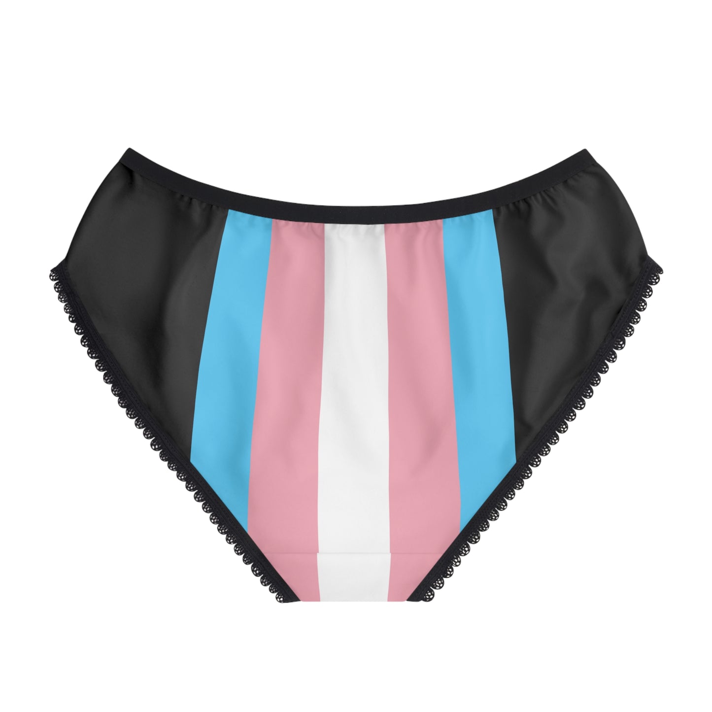 XS - 2XL Blue Pink White Pride  Black High-Cut Knickers