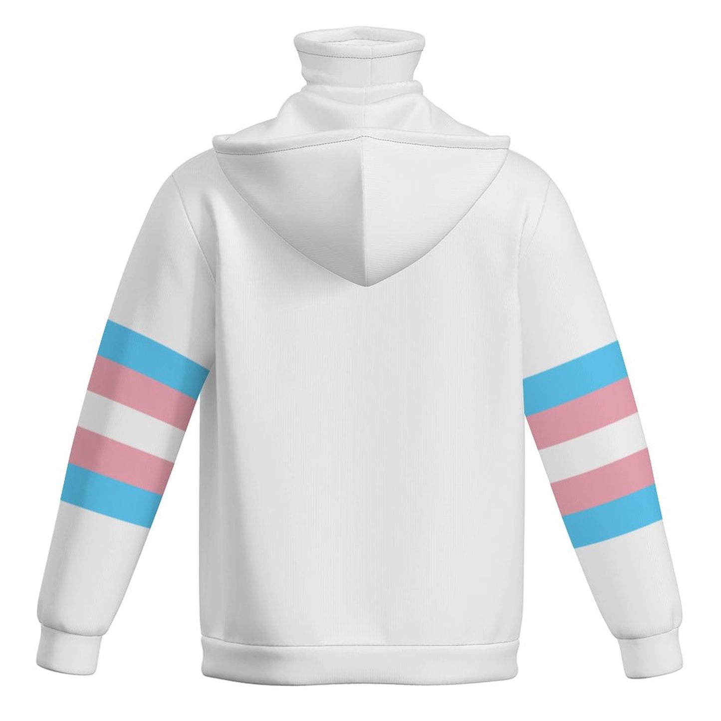 XS-6XL Pride Banded White Sleeve, High-Mask Hoodie