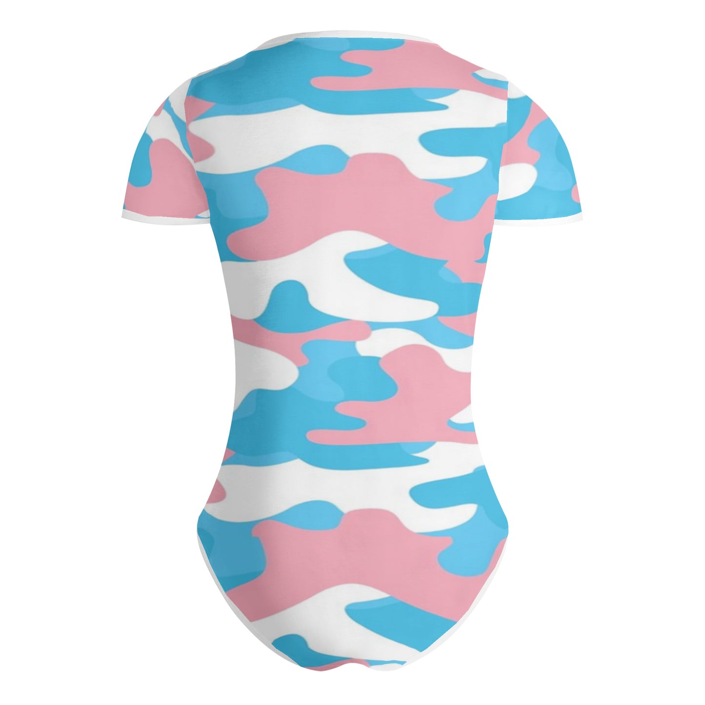 Teen Blue Pink White Pride Camouflage Soft T-Shirt Bodysuit