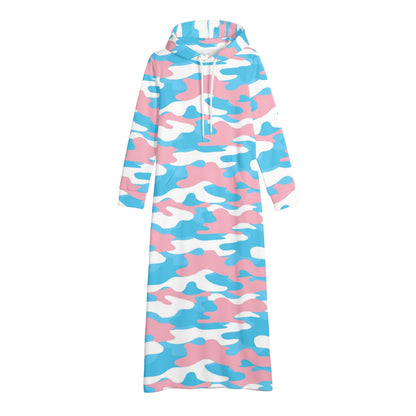 Teen - Plus Size Pride Camouflage Full-Length Hooded Dress