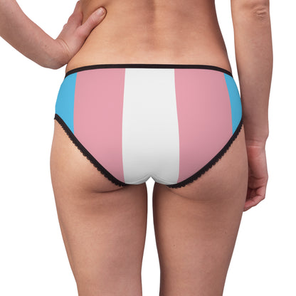 XS - 2XL Blue Pink White Pride High-Cut Knickers