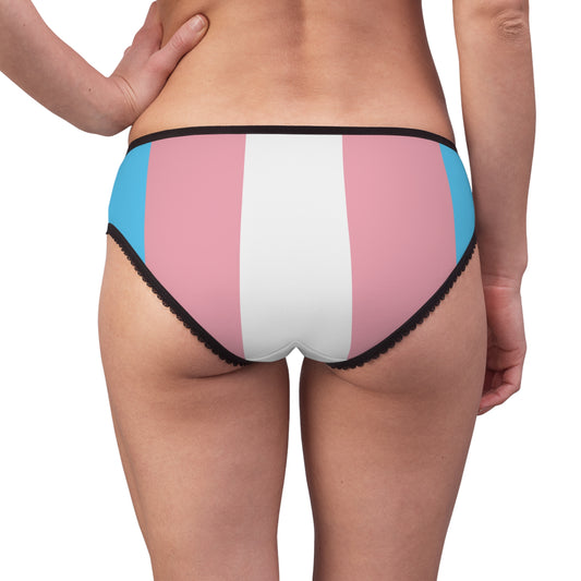 XS - 2XL Blue Pink White Pride High-Cut Knickers