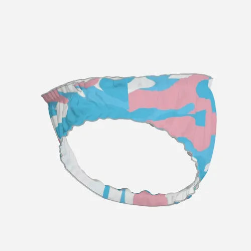 XXS-XXL Blue Pink White Pride Camouflage High-Cut Knickers