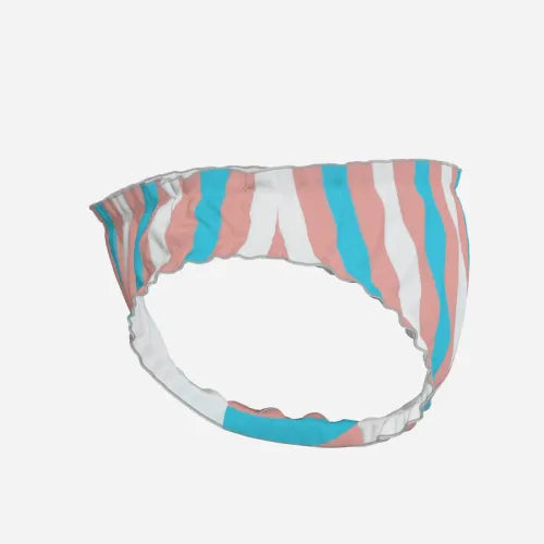 XXS-XXL Blue Pink White Pride Candystriped High-Cut Knickers