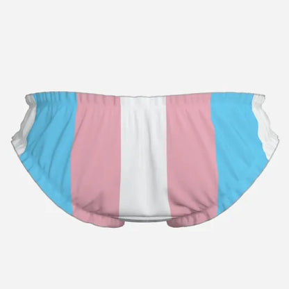 XXS-XXL Blue Pink White Pride High-Cut Knickers