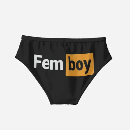 S - 6XL FemBoy Black Boy Pants