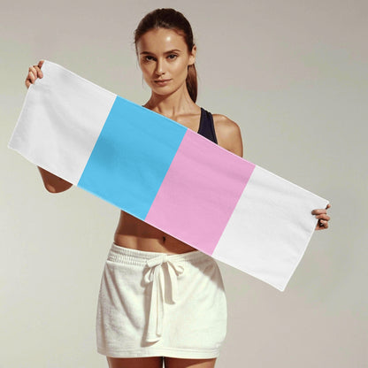 Pride Color Bloc Quick-Drying Hand Towel