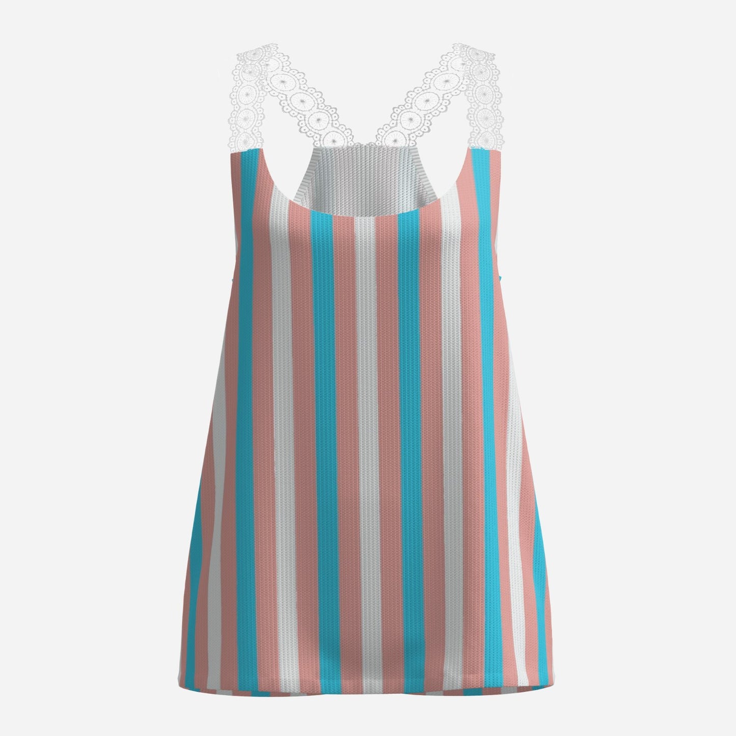 Teen Lace Shoulder Strap Tank Top