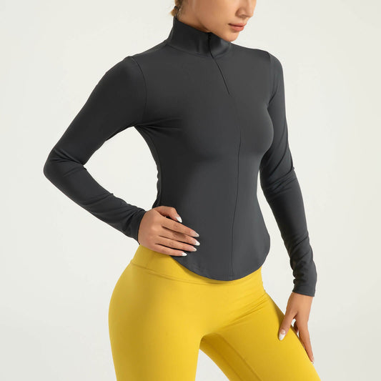 1 Side Design Print Women's Workout Lightweight Full Zip Jacket