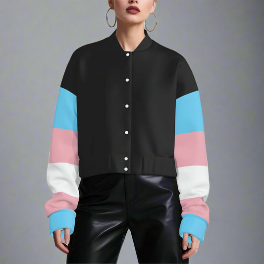 Pride Cropped Track Jacket