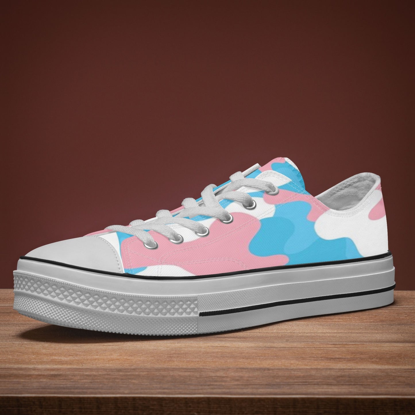 Camouflage Low Top Canvas Sneakers