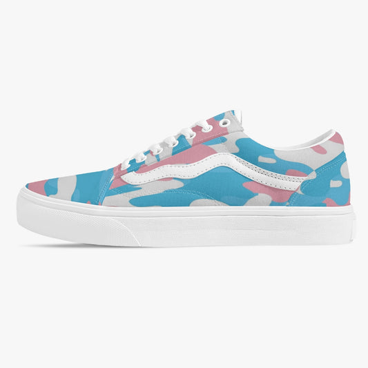 Camouflage Low-Top Canvas Sneakers