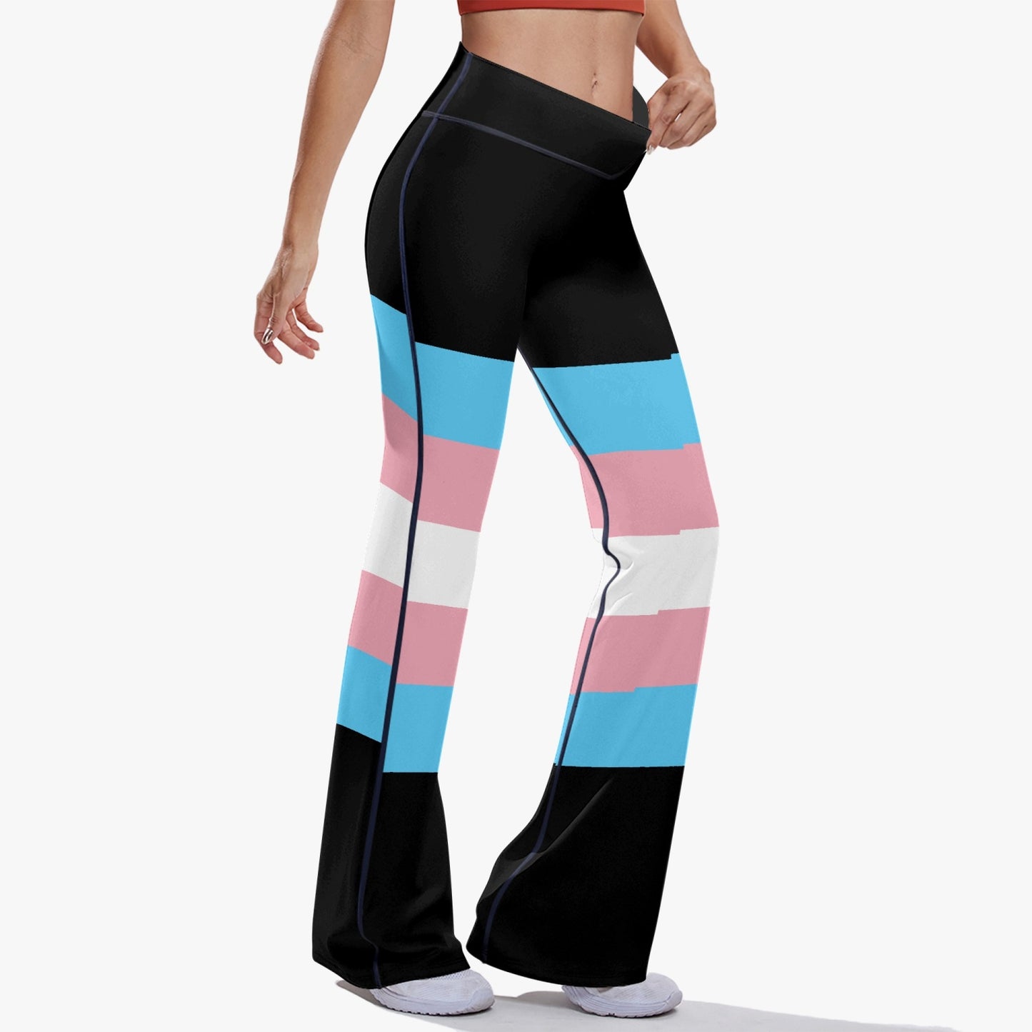 XS-2XL Blue Pink White Pride Black Clubbing Pants