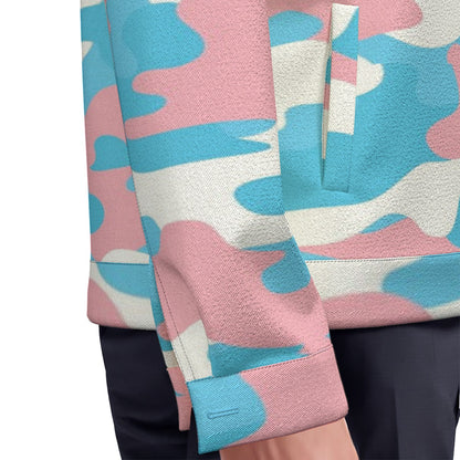 S-5XL Blue Pink White Pride Camouflage Casual Canvas Jacket