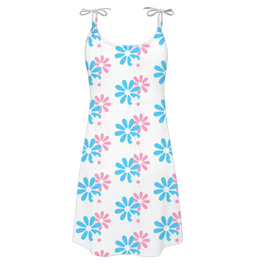 Pride White Beach Tie-Dress