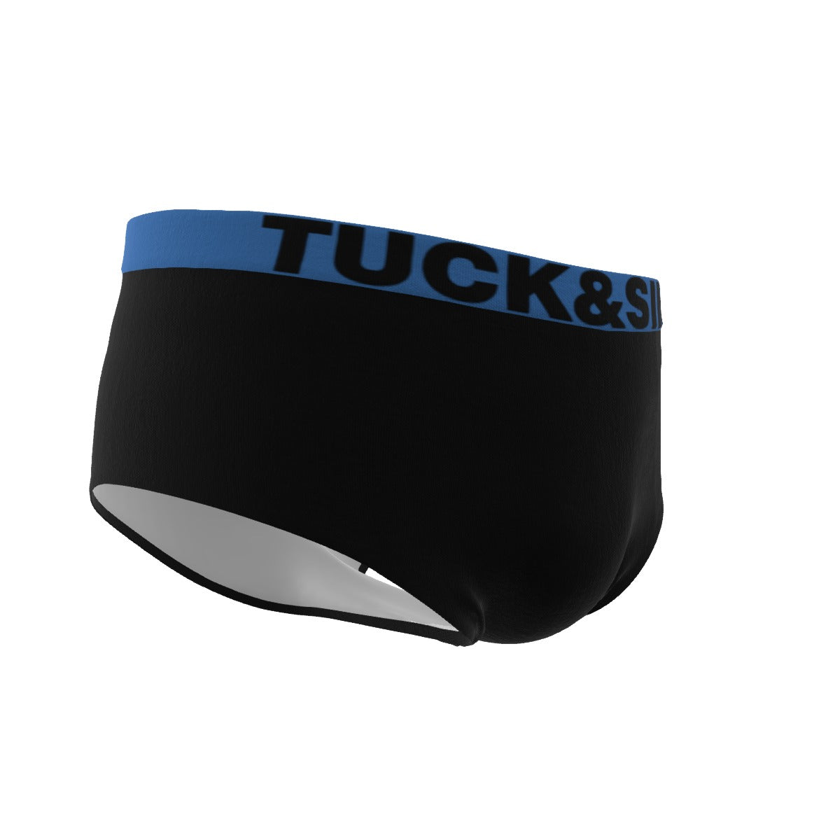 S-5XL Tuck&Simon Black Colorband Boyfriend Underwear