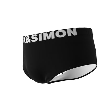 S-5XL Tuck&Simon Black Colorband Boyfriend Underwear