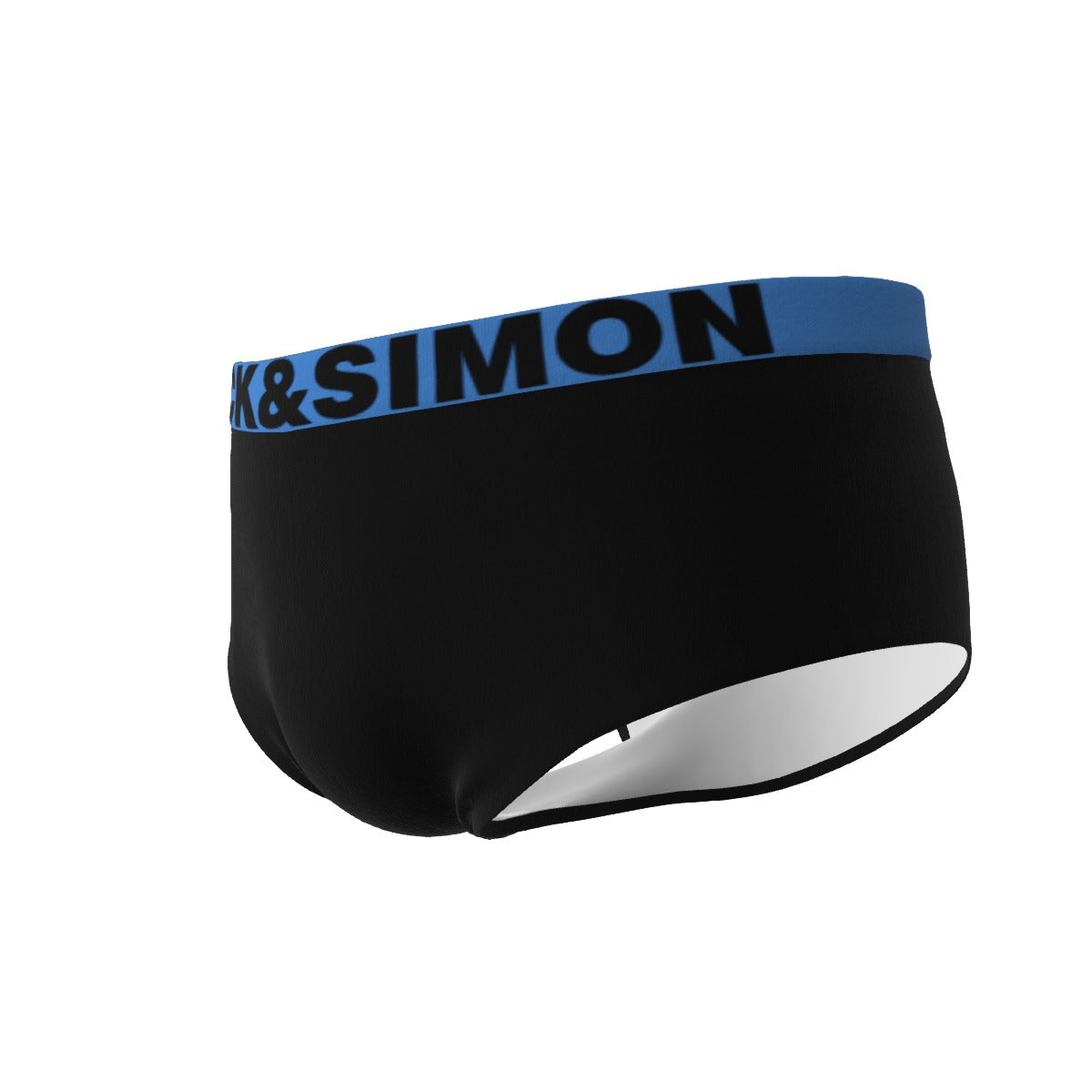 S-5XL Tuck&Simon Black Colorband Boyfriend Underwear