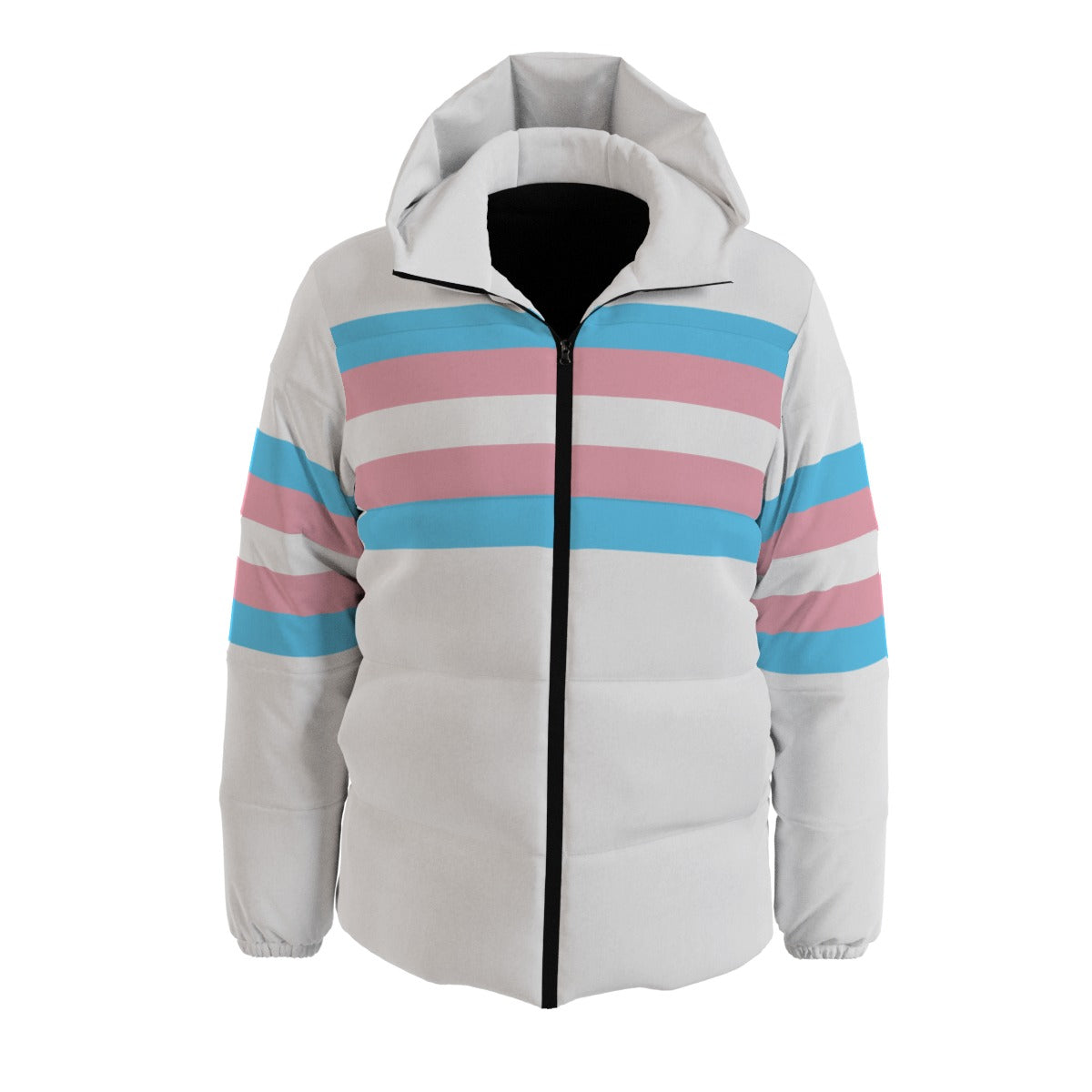 XS-6XL Blue Pink White Pride Winter Jacket