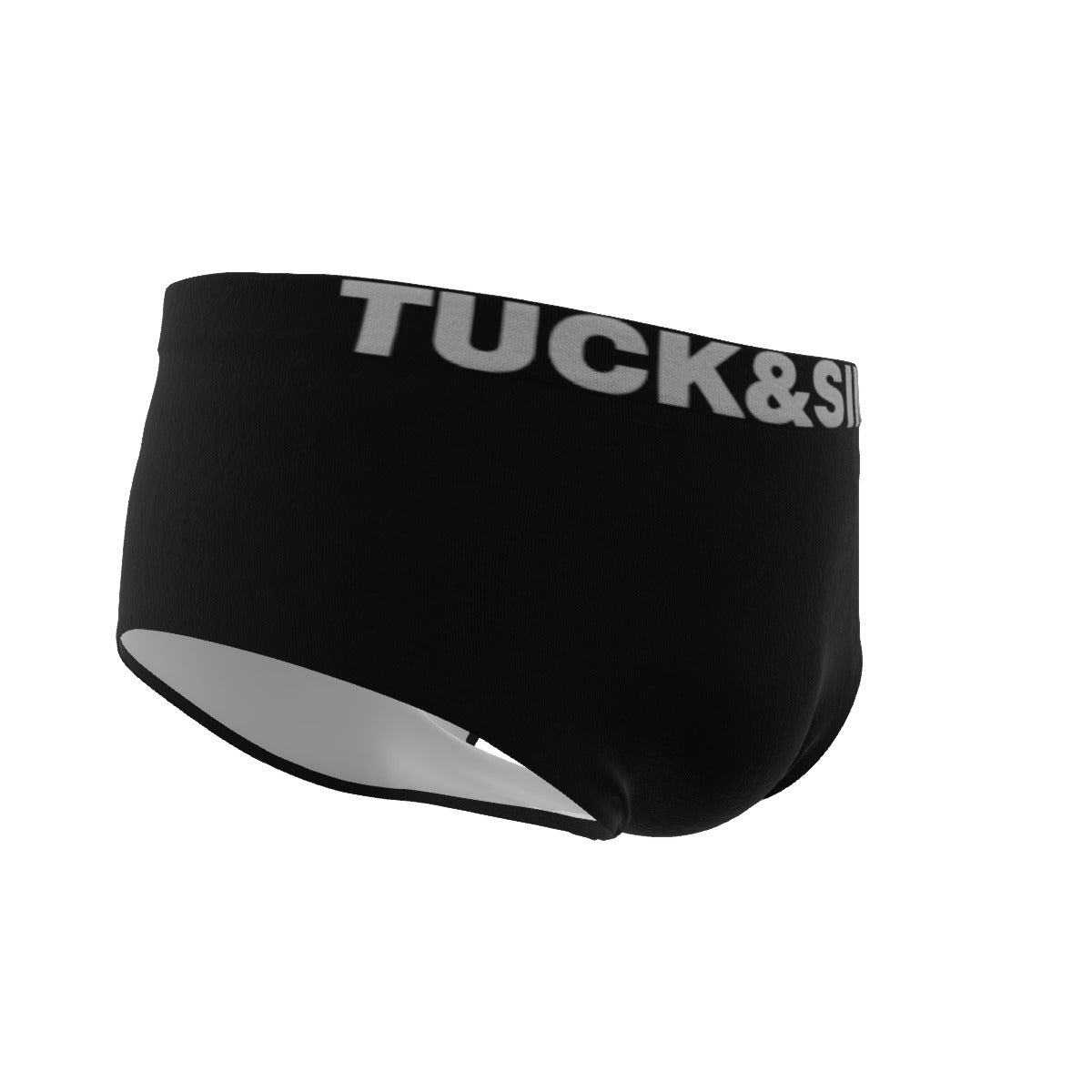 S-5XL Tuck&Simon Black Colorband Boyfriend Underwear