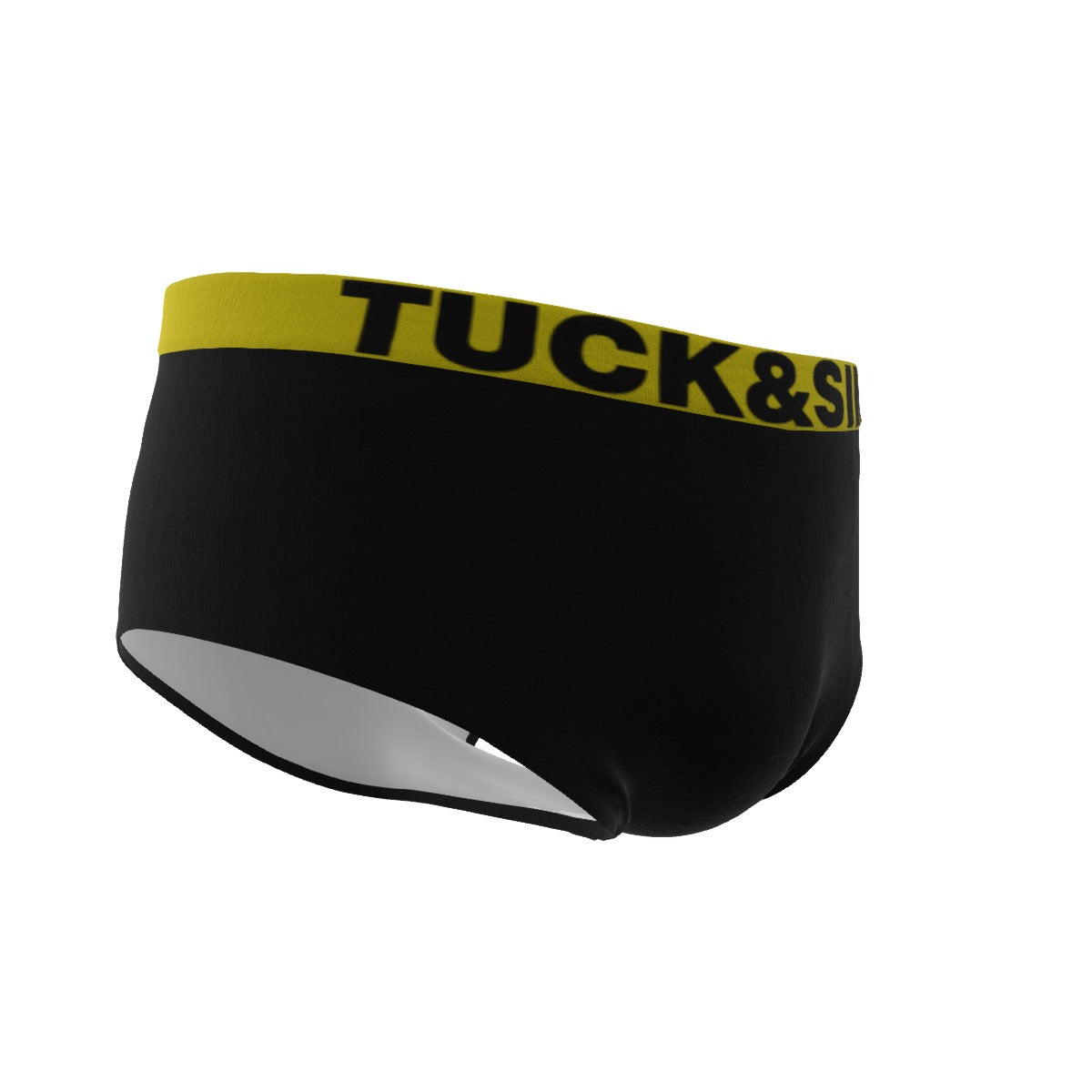 S-5XL Tuck&Simon Black Colorband Boyfriend Underwear