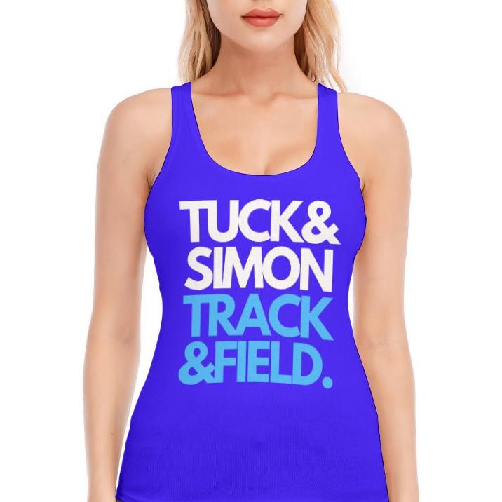 Tuck&Simon Track&Field Royal Blue Casuals Racerback Vest