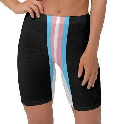 Blue Pink White Pride Stretchy Lady Boxers