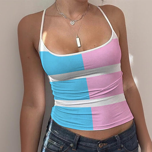 2XS-5XL Pride Spaghetti Strapped Tank