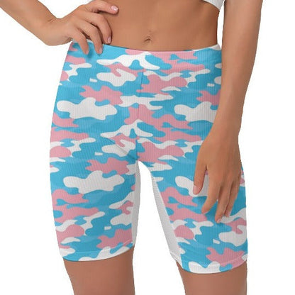 Blue Pink White Pride Stretchy Lady Boxers