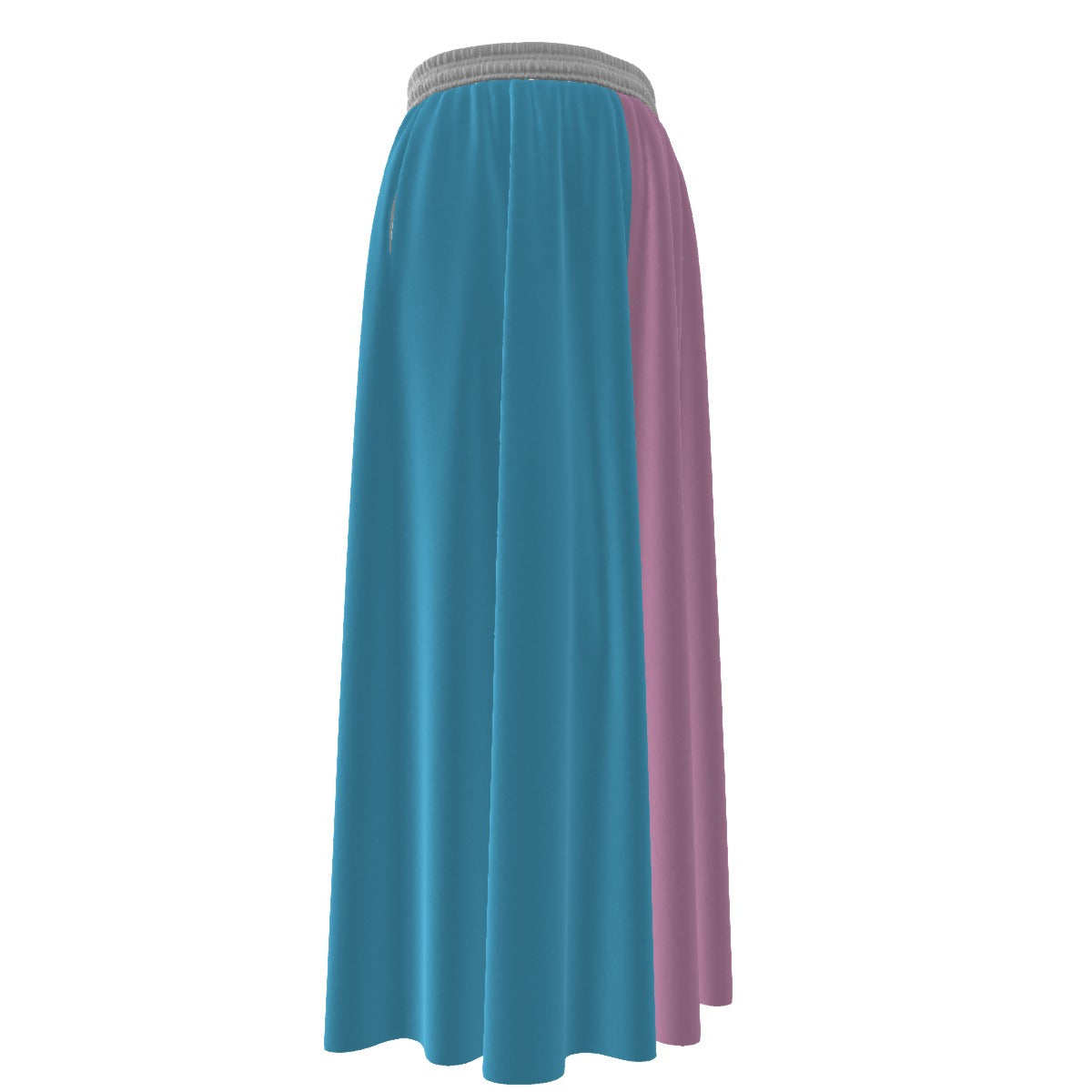 XS-5XL Blue Pink White Pride Maxi Chiffon Skirt w/Lining