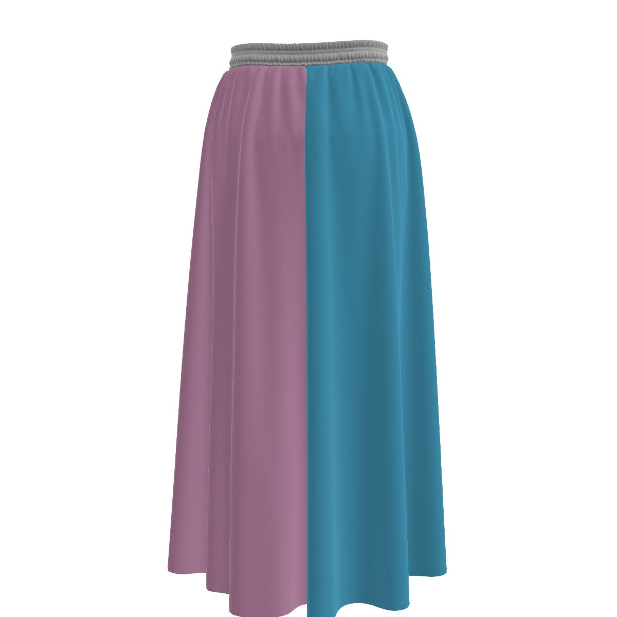 XS-5XL Blue Pink White Pride Maxi Chiffon Skirt w/Lining