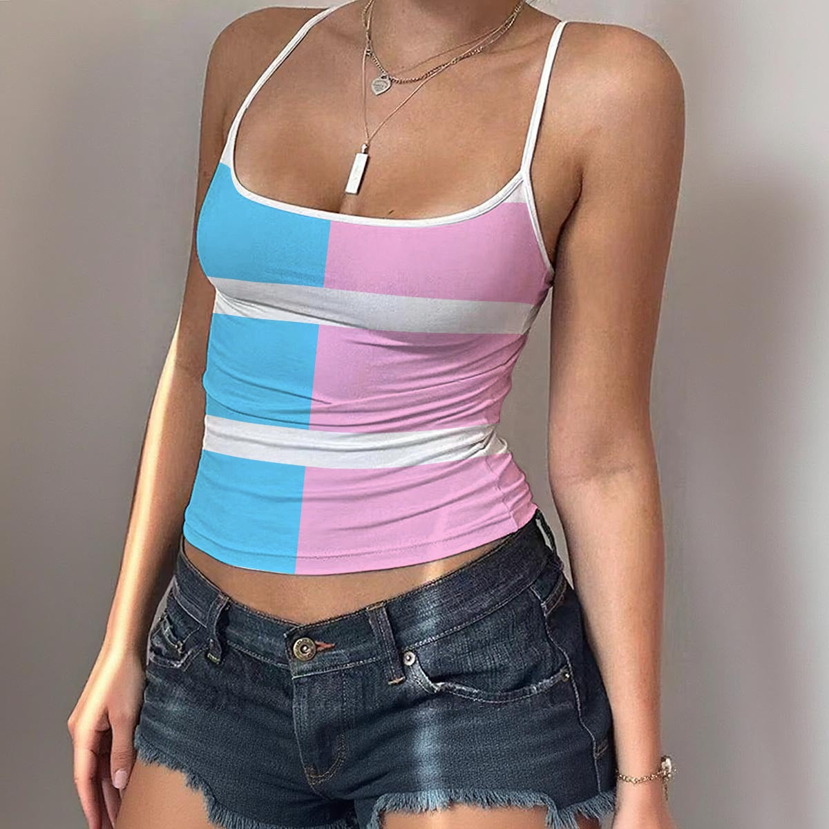 2XS-5XL Pride Spaghetti Strapped Tank