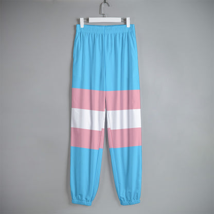 XS-2XL Teen Blue Pink White Pride Casual Sweatpants