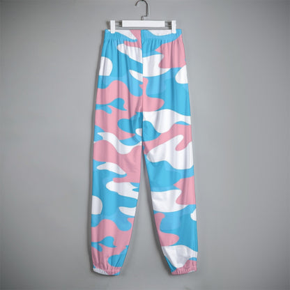 XS-2XL Teen Blue Pink White Pride Casual Sweatpants