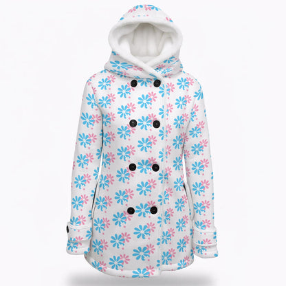 Pride Double-Breasted Fleece Winter Coat