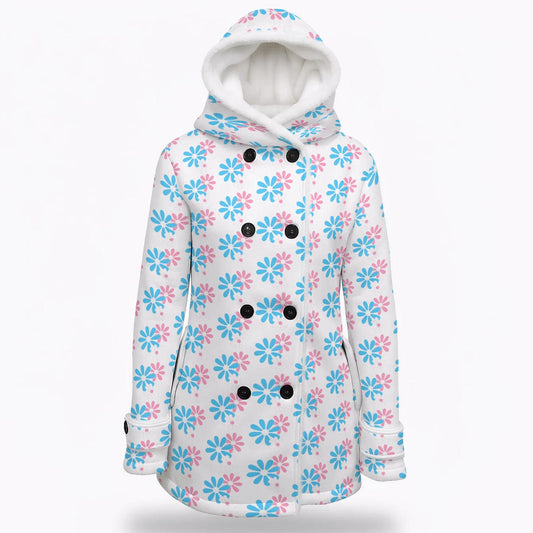 Pride Double-Breasted Fleece Winter Coat
