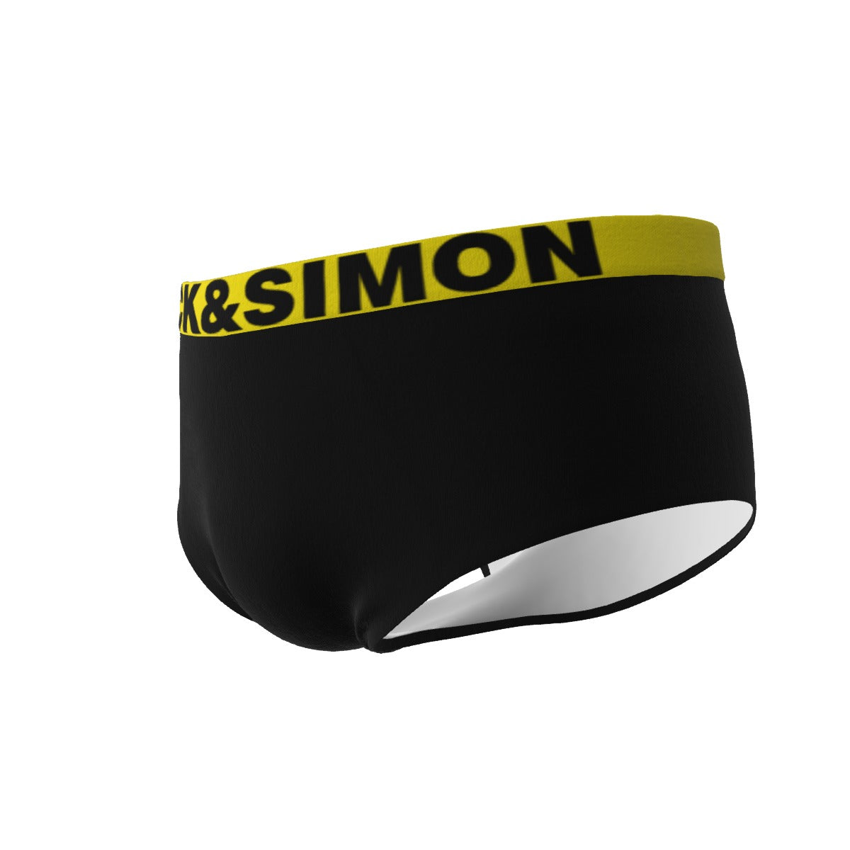 S-5XL Tuck&Simon Black Colorband Boyfriend Underwear